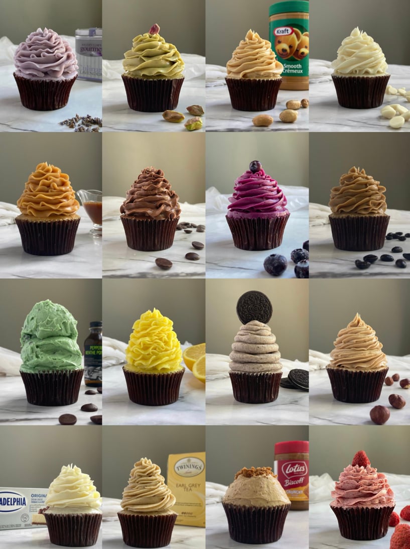 Tout De Sweet buttercream frosting menu