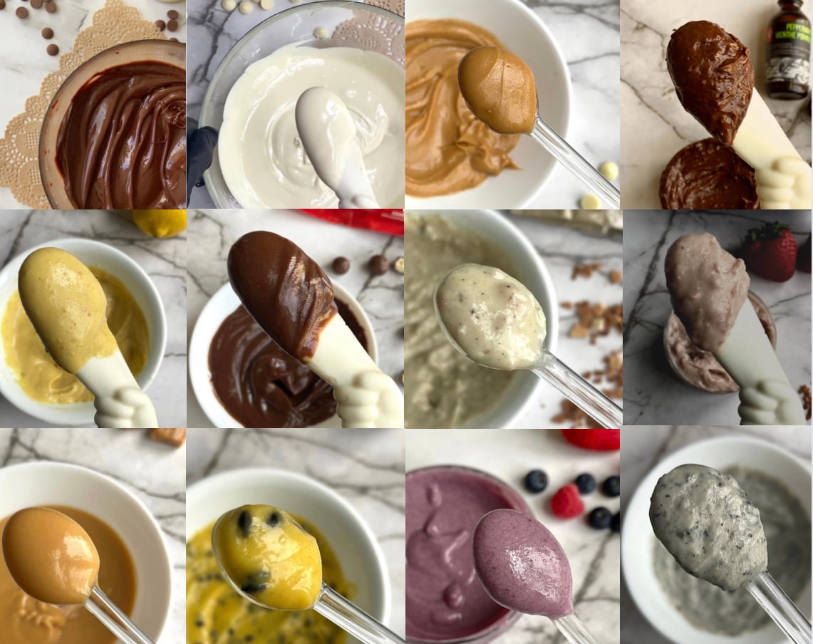Tout De Sweet ganache filling menu